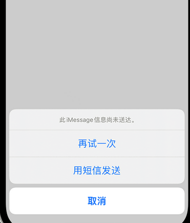 感城镇apple维修iPhone上无法正常发送iMessage信息