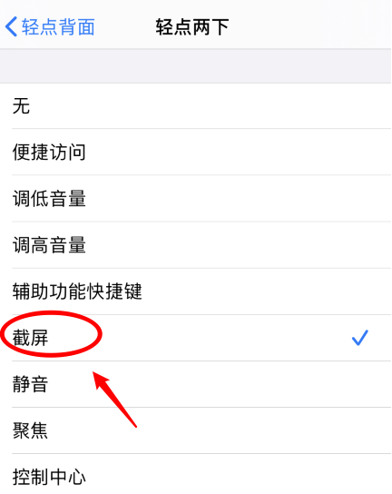 感城镇苹果手机维修分享iPhone12如何启用双击截屏 